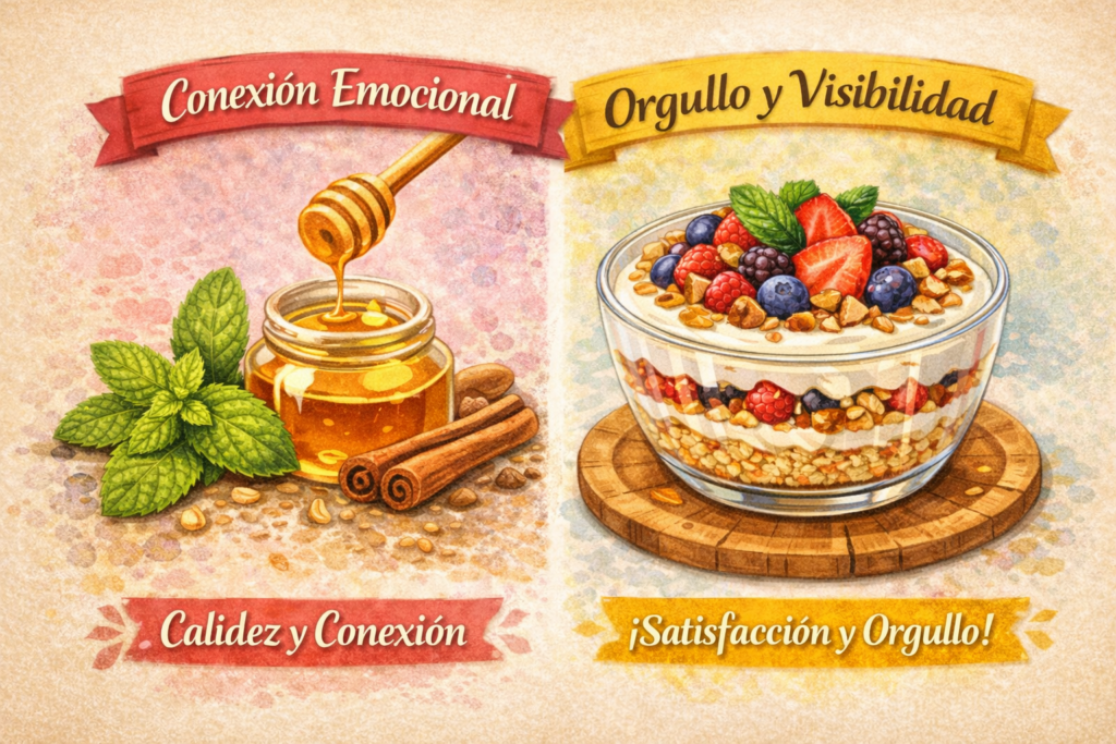 des decirlo así:
Crear una marca auténtica es como cocinar un buen plato.
 Primero construyes una base sólida de autoconocimiento y valores.
 Después añades inspiración y creatividad para darle personalidad.
 Incorporas habilidades para que el mensaje llegue.
 El aderezo es la conexión emocional con las personas.
 Y finalmente la presentación: mostrar la marca con orgullo y autenticidad.

✨ Resultado final
Una marca con:
raíces sólidas


creatividad


habilidades visibles


conexión emocional


presencia auténtica.



